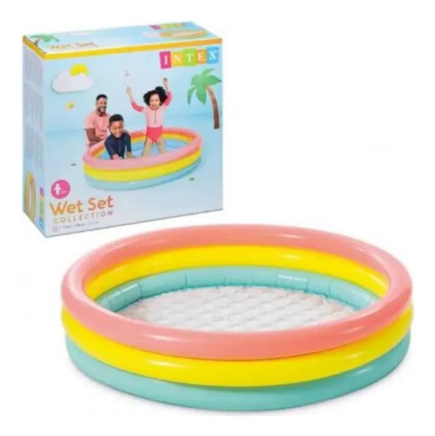 Piscina Inflable Redonda Intex 57422np Wet Set 147cm X 33cm