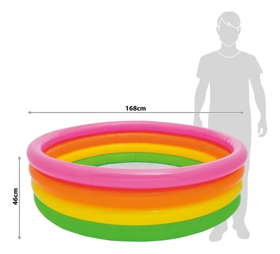 Piscina Inflable Redonda Intex 56441np Wet Set 168 Cm X 46cm - Image 3