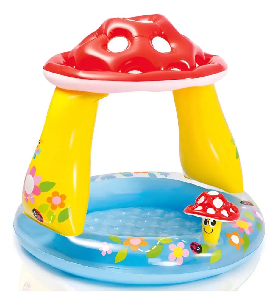 Piscina Inflable Parasol Hongo Intex 57114 Wetset 102cmx89cm